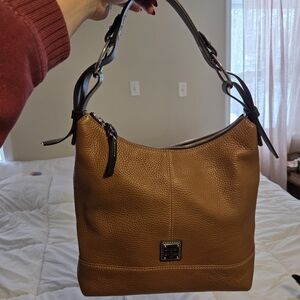 dooney & bourke saddle brown gracie hobo bag